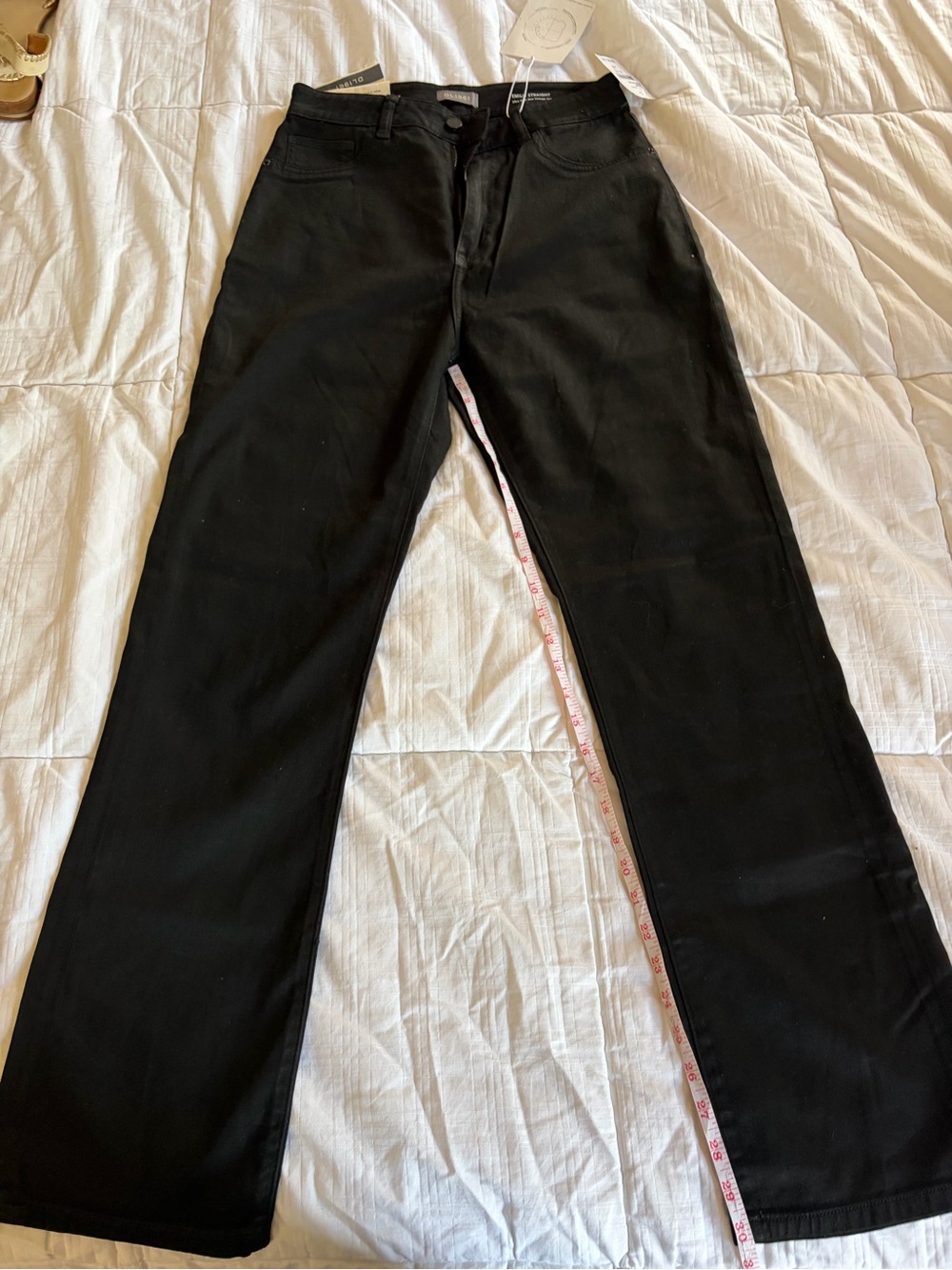 DL1961 Black Wide-Leg Jeans for Women